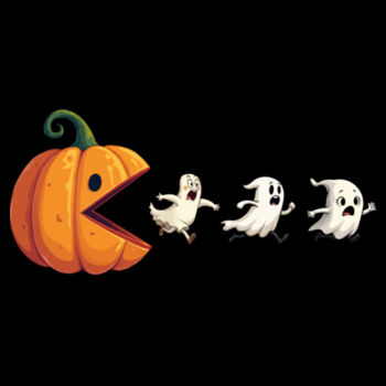 Funny pumpkin and ghosts Diseño