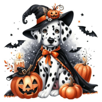 Dalmatian halloween Diseño