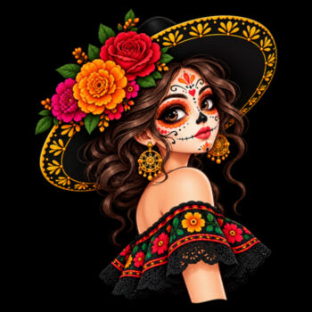 Catrina con sombrero Diseño