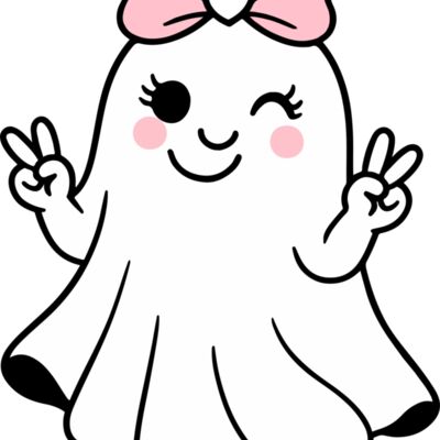 Cute Ghost Halloween 60 Miniatura