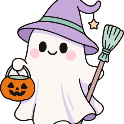 Cute Ghost Halloween 54 Miniatura