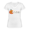 Playera Dama: Algodón Peinado Cuello V Miniatura