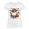 Playera Dama: Algodón Peinado Cuello V Miniatura