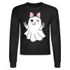 Crop Top Unisex Manga Larga Miniatura