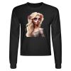 Crop Top Unisex Manga Larga Miniatura